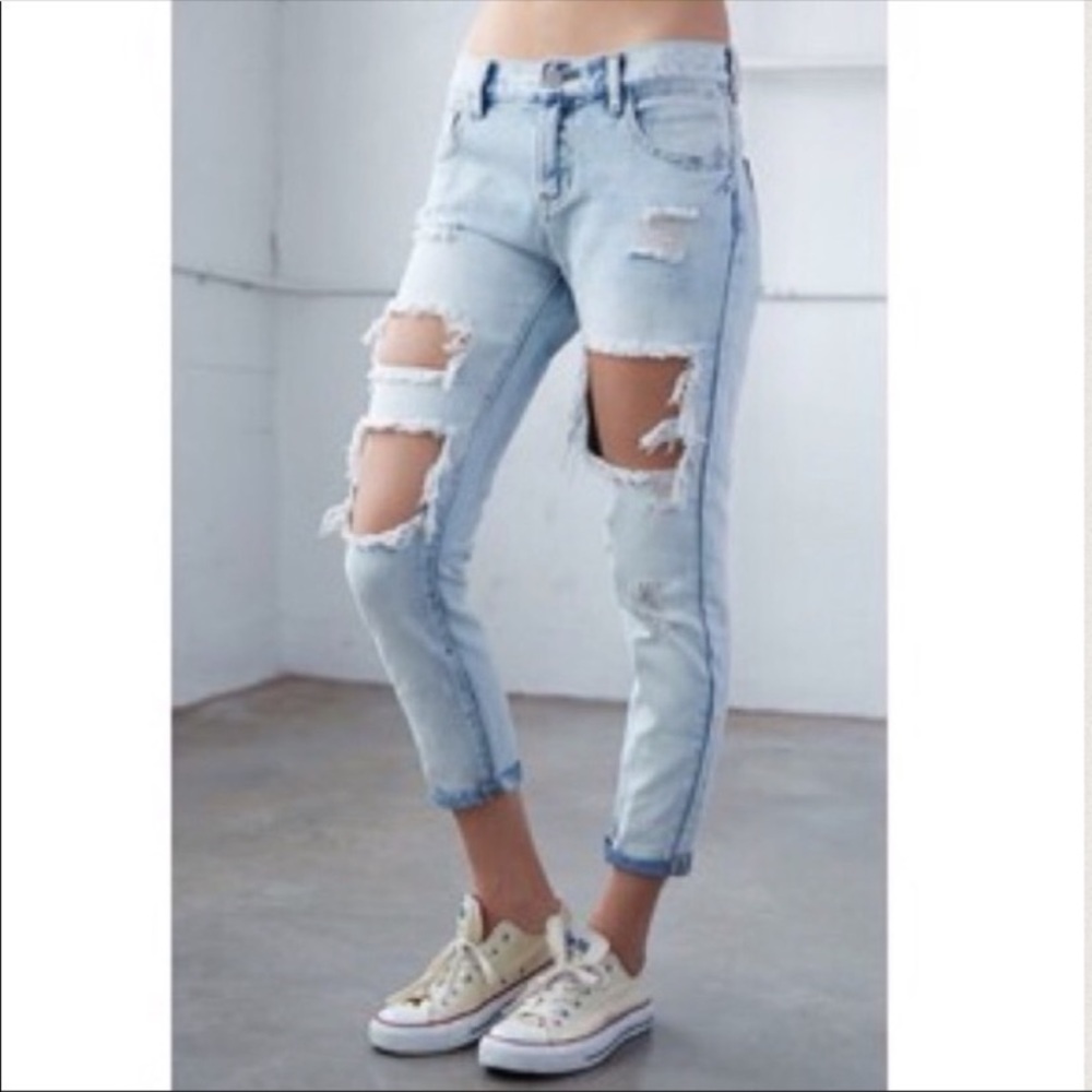 BULLHEAD Demin Co. Skinny Boyfriend Jean Sz 27